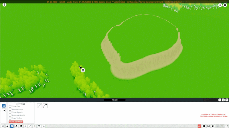 Sculpting the terrain